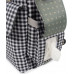 Mochila I love vichy negro de Walking Mum